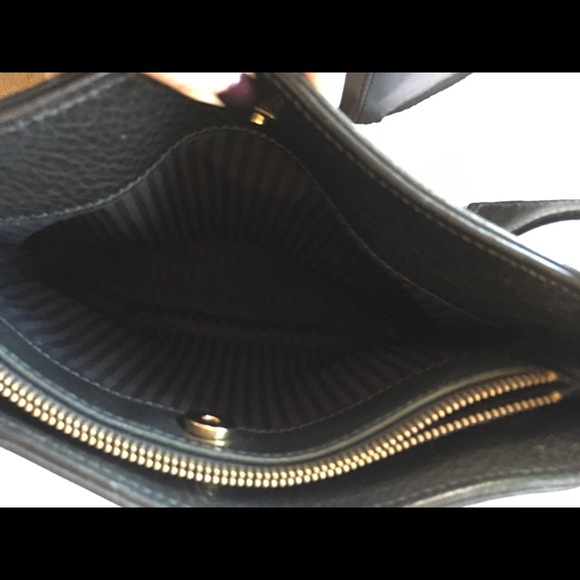 VINTAGE COACH BLACK LEATHER CROSSBODY BAG - Picture 6 of 8